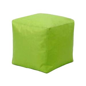 Seat stool CUBE light green with filling